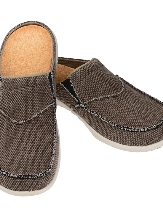 Spenco Other - Men's Slip-On Casual Canvas Mule - Brown